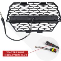 Mesh Grille with LED Light Bar for Polaris RZR XP 1000 XC 900 - Image 4