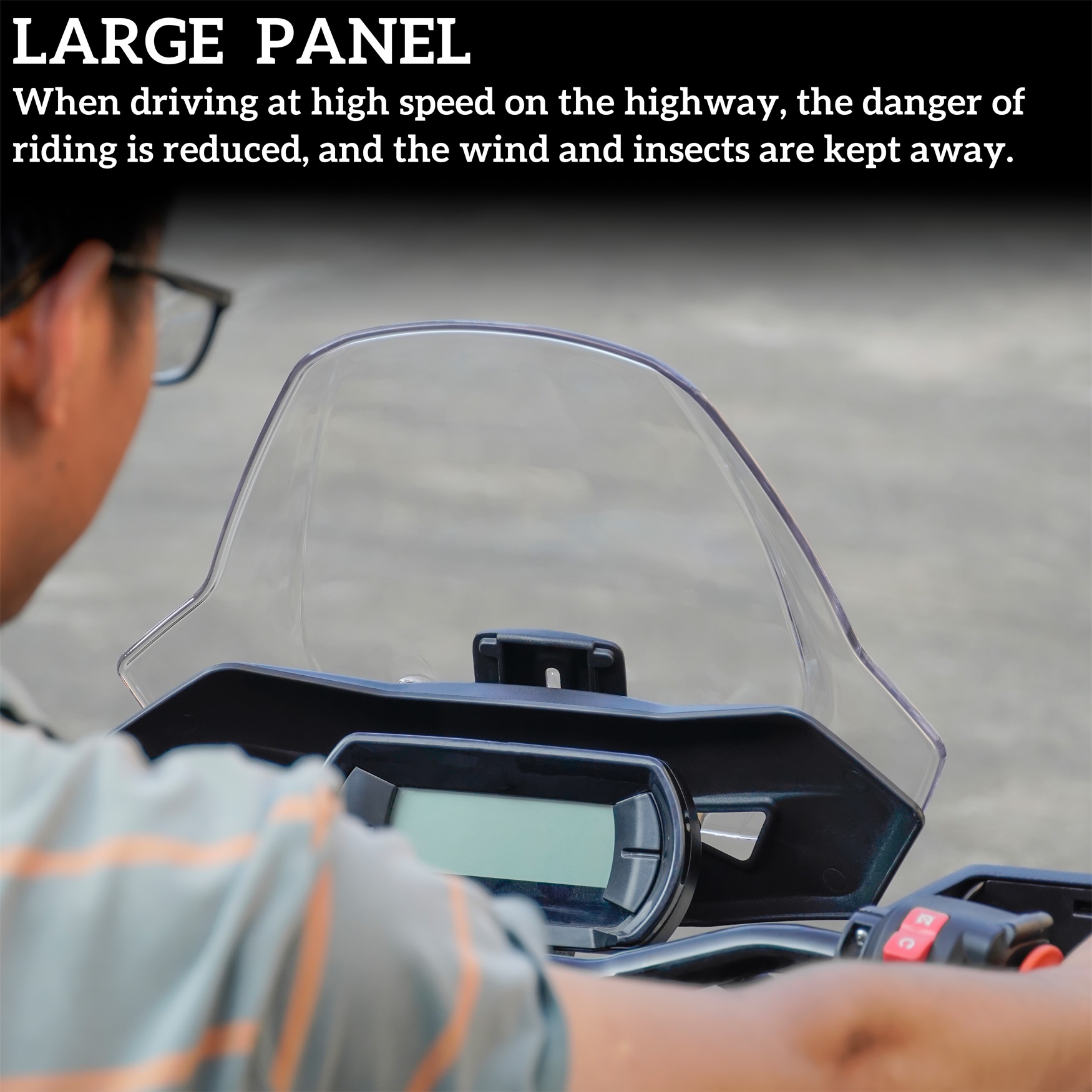 Adjustable Front Windshield for Can-Am Ryker All Models - Image 4