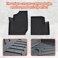 TPE Anti-Slip Floor Mats Front Row Floor Liners for Polaris General 1000 - Image 3