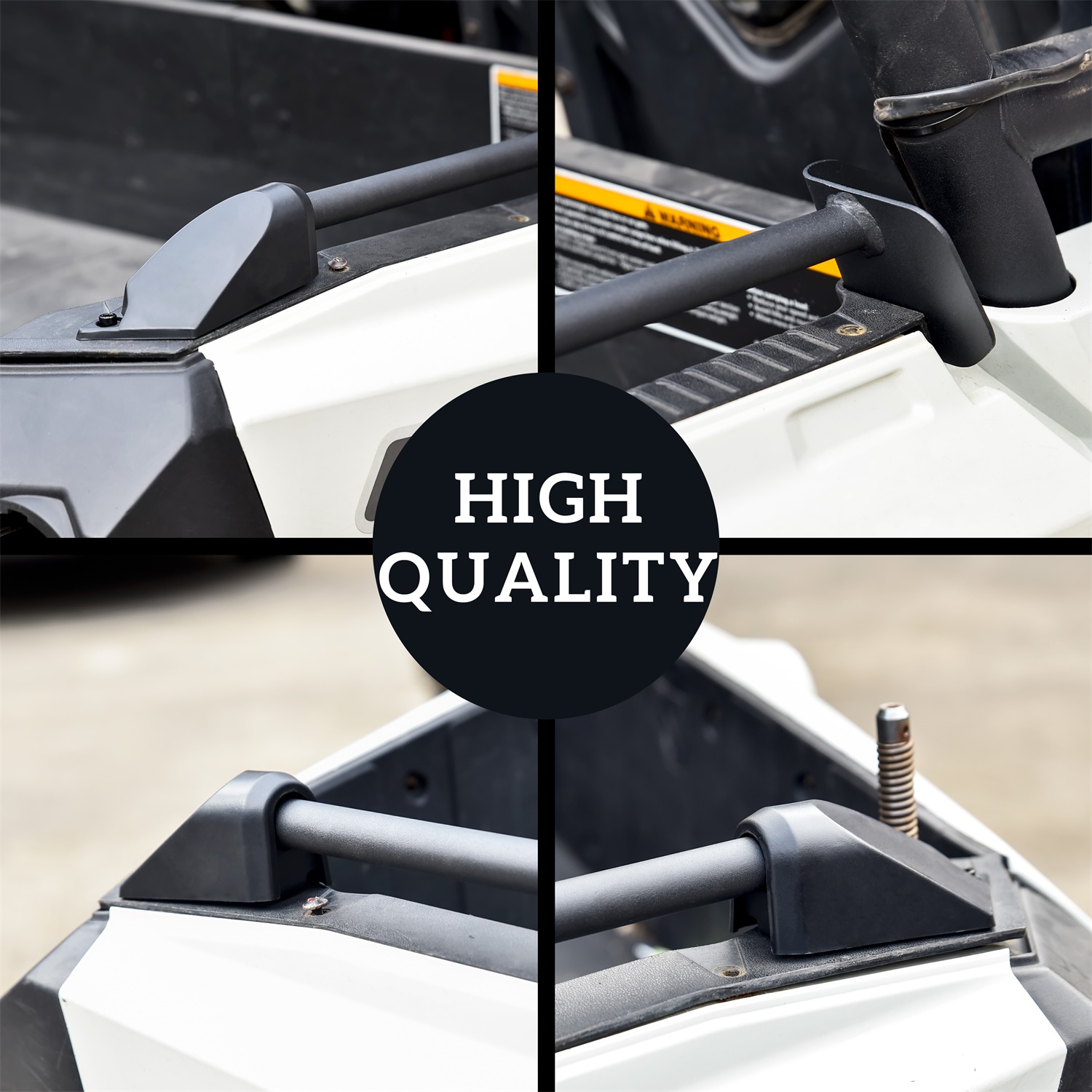 Rear Cargo Box Bed Side Rails Kit for Can-Am Commander 1000 800 2011-2020 - Image 4