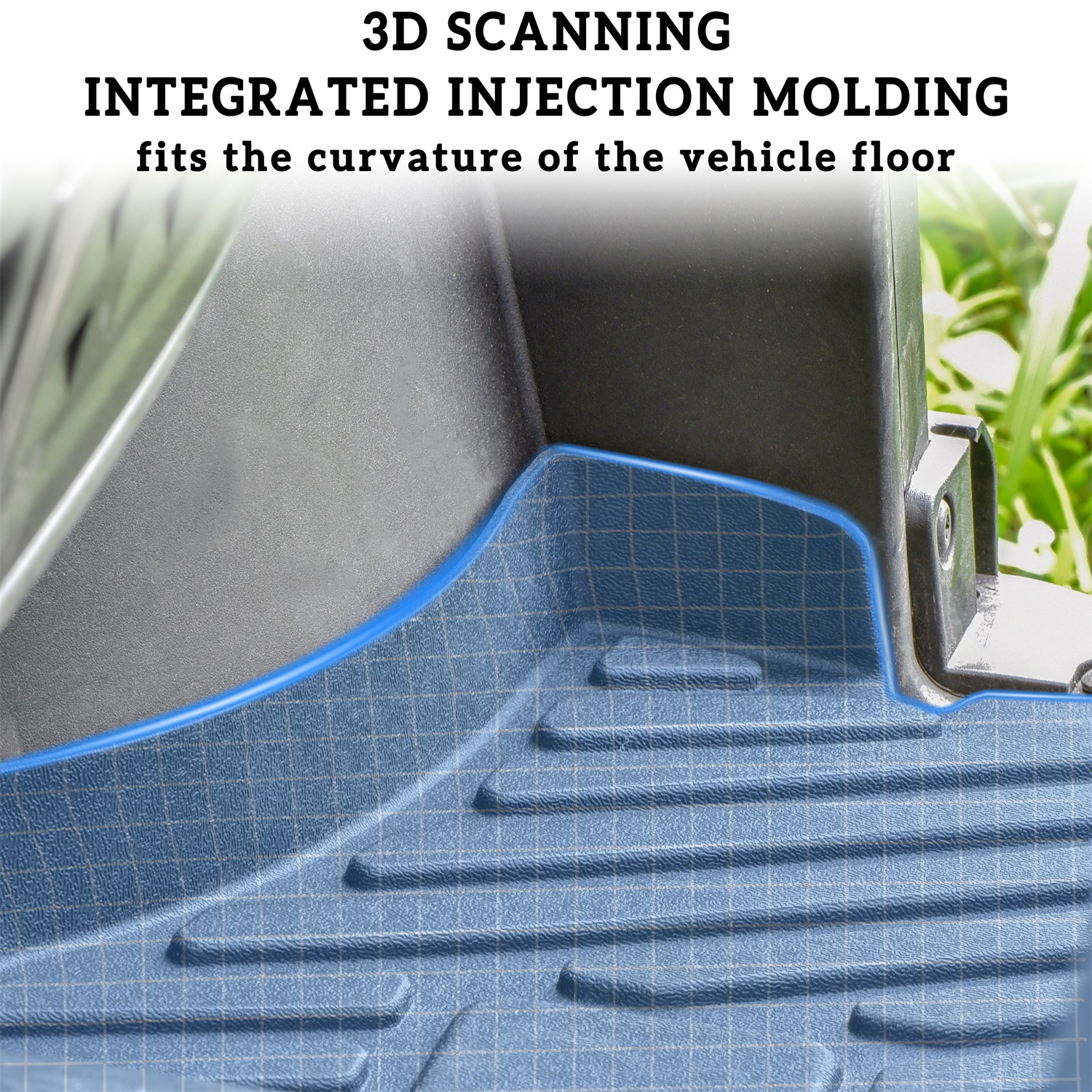 TPE Floor Mats Front Rear Row Floor Liners All Weather Protection Slush Mats for Polaris Ranger Crew XP 1000 - Image 4