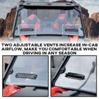 Front Full Windshield for Polaris General 1000 / 4 1000 / General XP / XP 4 1000 - Image 4