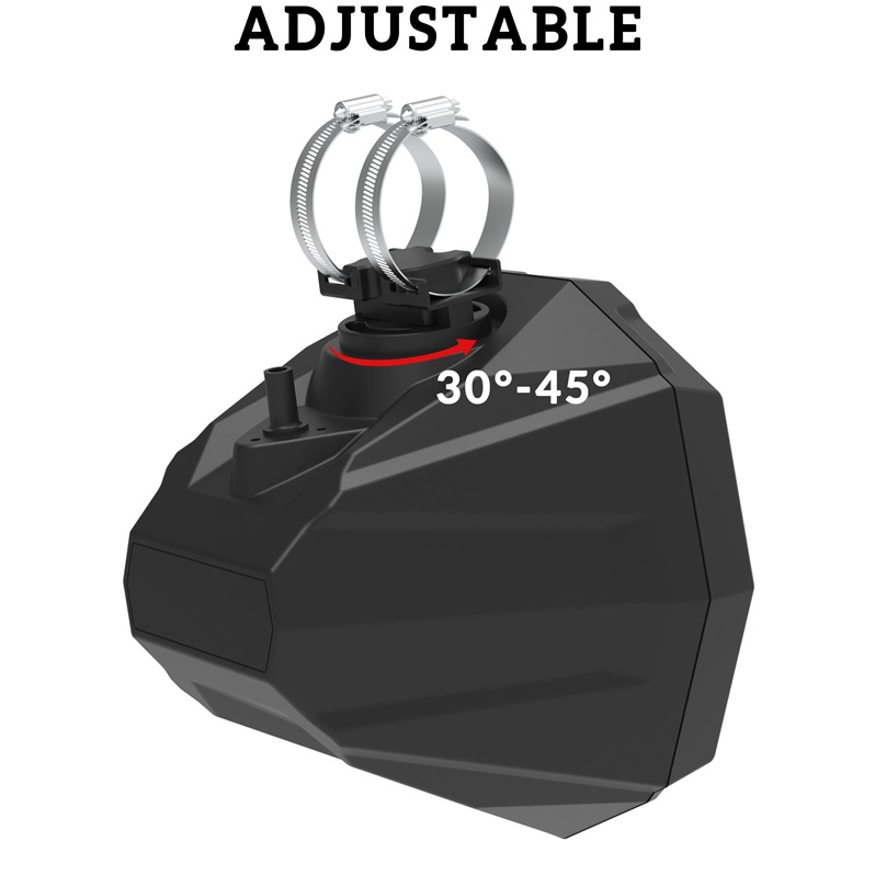 Speaker Enclosure with 1.75" to 2" Mounting Clamps for Polaris RZR 1000 900 and Can-Am Maverick X3/Commander/Defender - Image 4