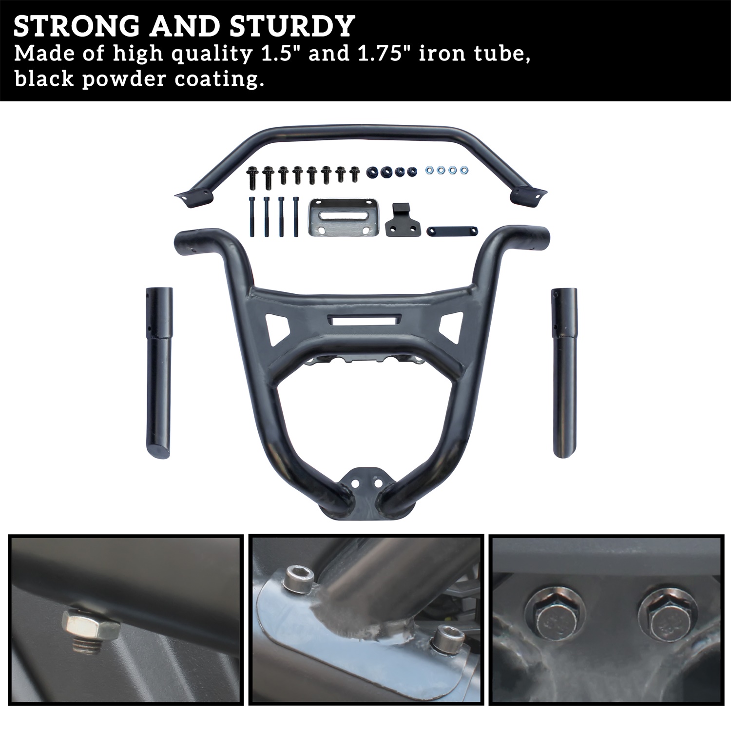 Front Bumper for Polaris RZR 1000 XP / XP 4 1000 Sport Turbo - Image 4