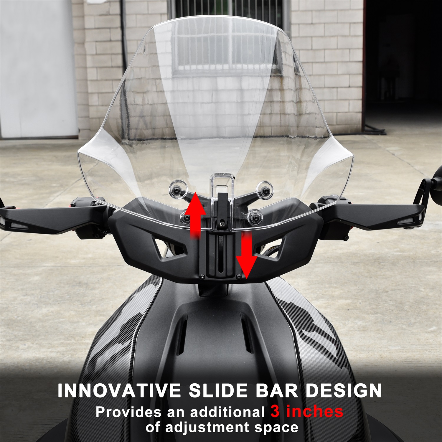 Wider Adventure Adjustable Windshield for Can-Am Ryker All Models - Image 4