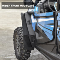 Wider Front Mud Flaps & Rear Fender Flares Kit for Polaris RZR XP/XP 4 1000 - Image 5