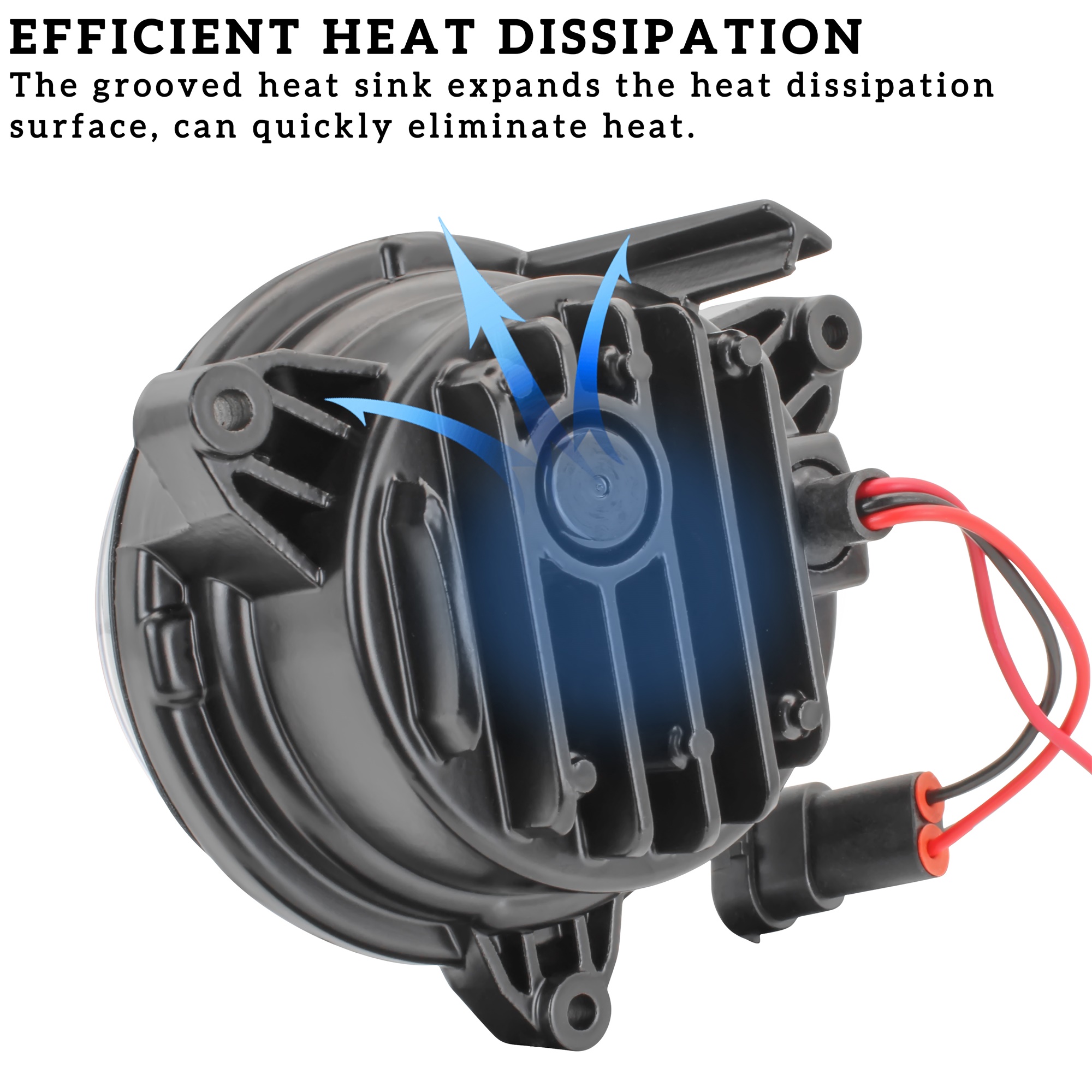 LED Low Beam Headlights with Halo Ring DRL for Can-Am Outlander 500 650 800 850 1000 XMR STD XT XT-P 2012-2022 - Image 5