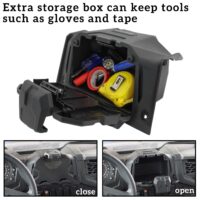 Electronic Device Holder with Storage Box Organizer Tray for Polaris RZR XP - Image 5