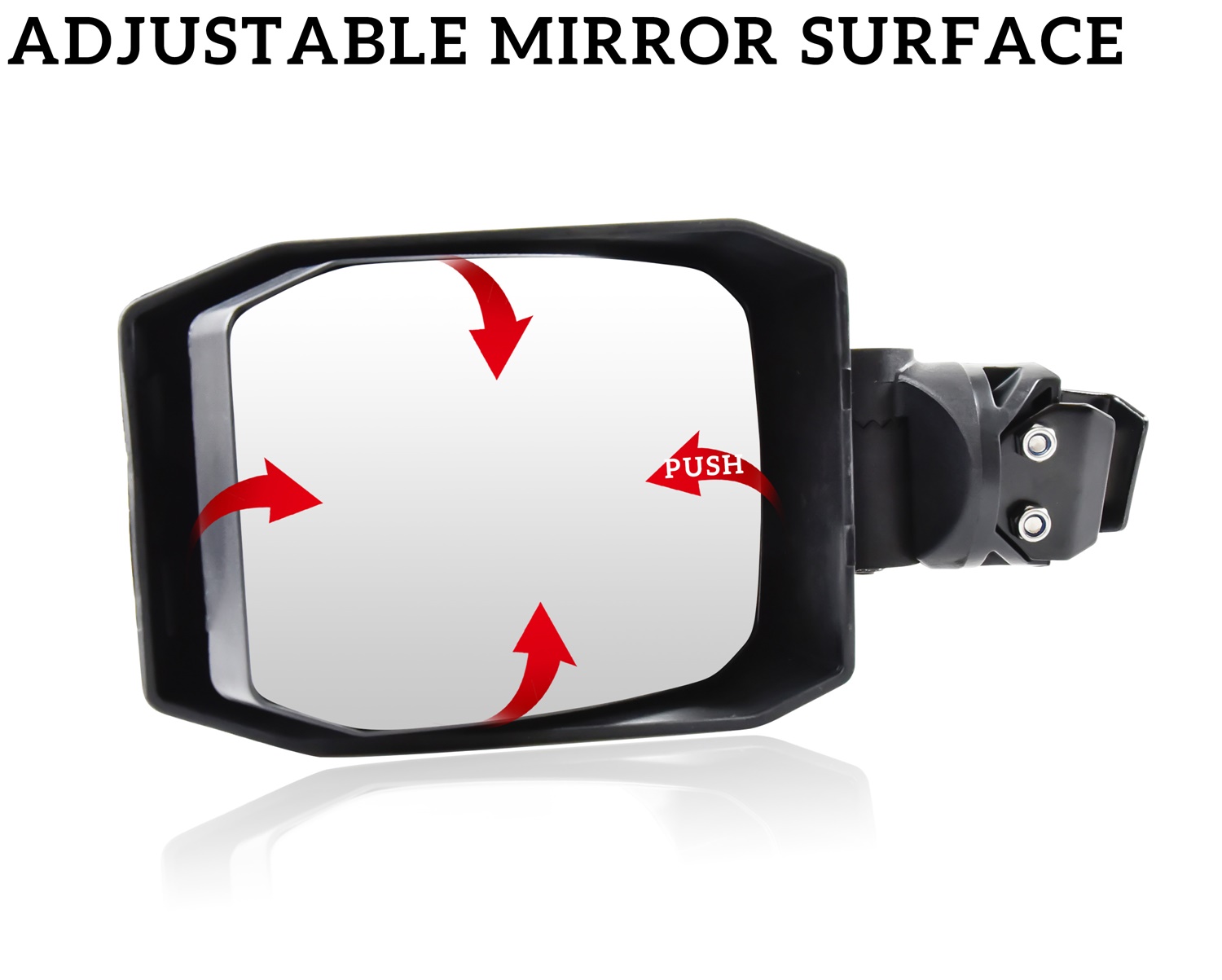 Adjustable Rear View Side Mirrors for for Polaris Ranger XP 1000 570 General XP 1000 - Image 5