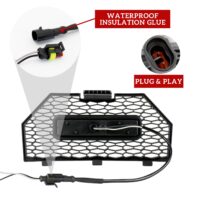 Front Grill Screen Radiator with Light for Polaris Sportsman XP 1000 SP 850 570 450 2017-2023 - Image 5