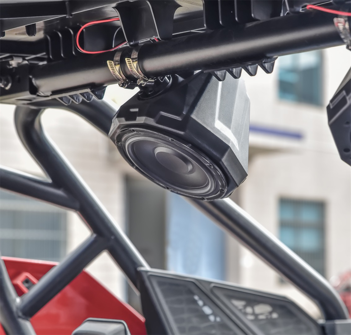 Speaker Enclosure with 1.75" to 2" Mounting Clamps for Polaris RZR 1000 900 and Can-Am Maverick X3/Commander/Defender - Image 5