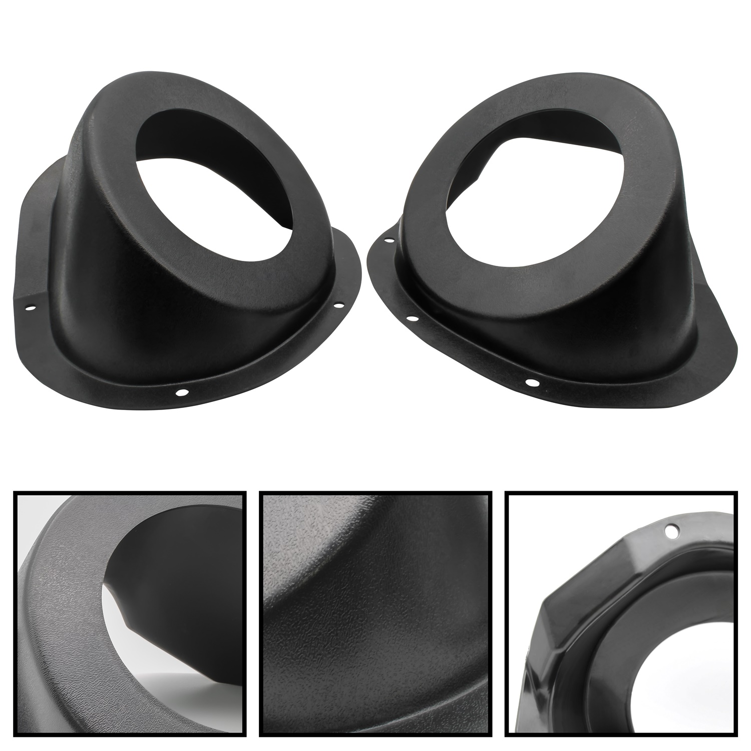 6.5" Speaker Mount Under Dash Kick Pod Brackets Front Kick Panels for Polaris General 1000 EPS - Image 5