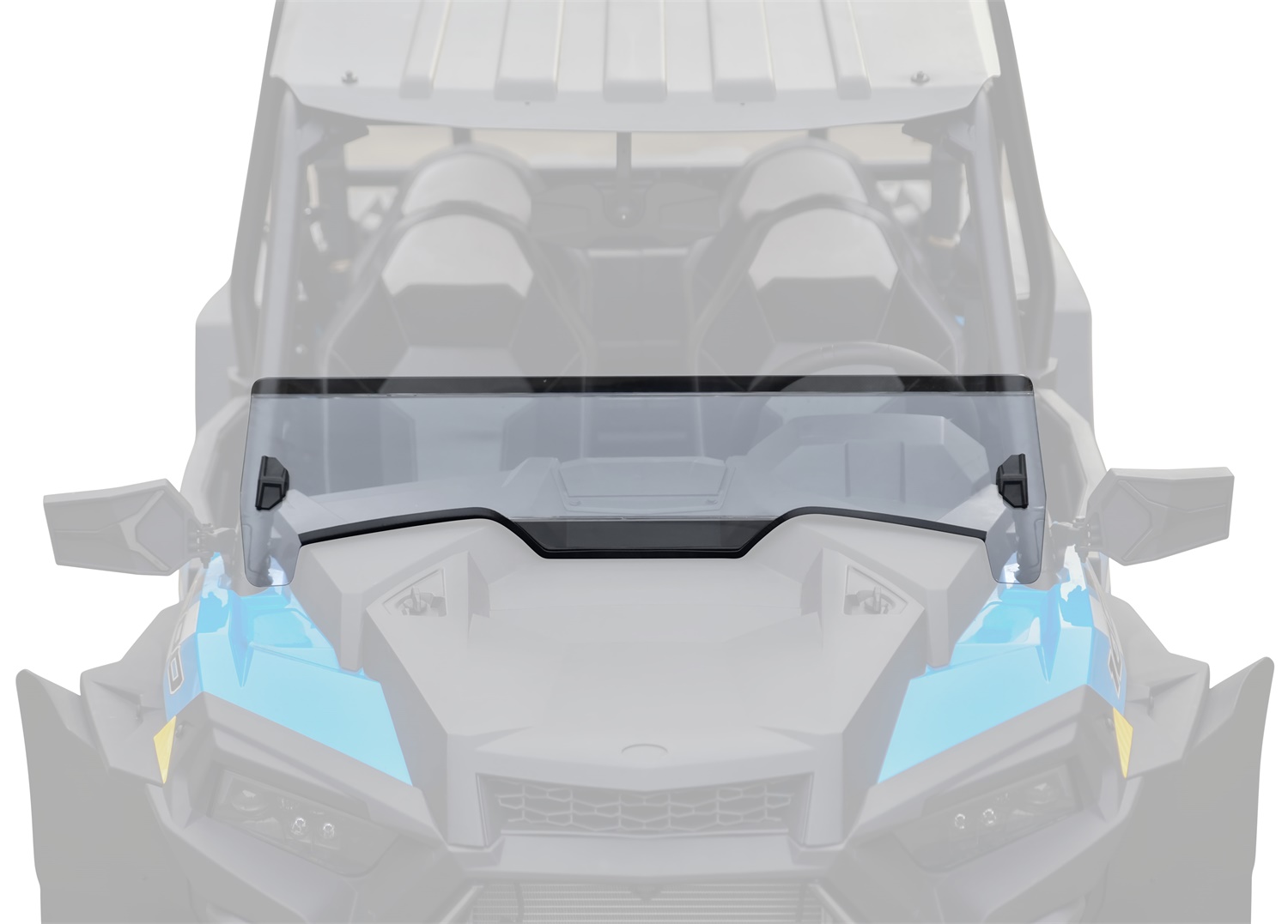 Clear Half Windshield for Polaris RZR XP 1000 Turbo XP 4 - Image 5
