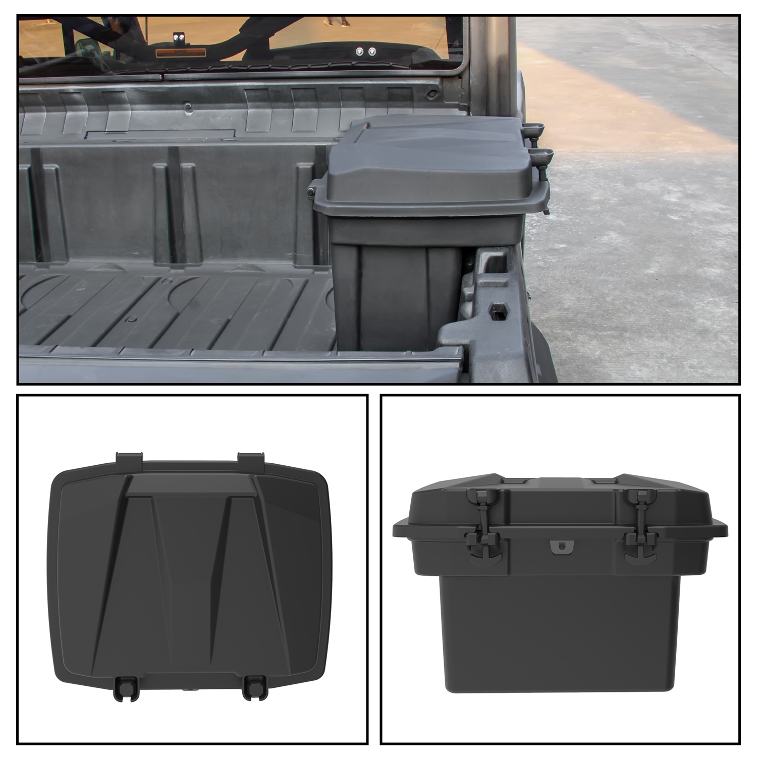 Double Layer Cargo Storage Box for Can Am Defender HD5 HD8 HD10 Max/ Commander - Image 5