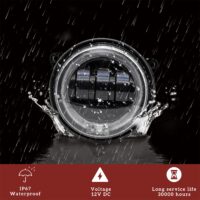 LED Low Beam Headlights with Halo Ring DRL for Can-Am Outlander 500 650 800 850 1000 XMR STD XT XT-P 2012-2022 - Image 6