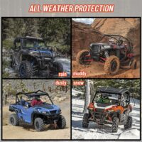 TPE Anti-Slip Floor Mats Front Row Floor Liners for Polaris General 1000 - Image 5