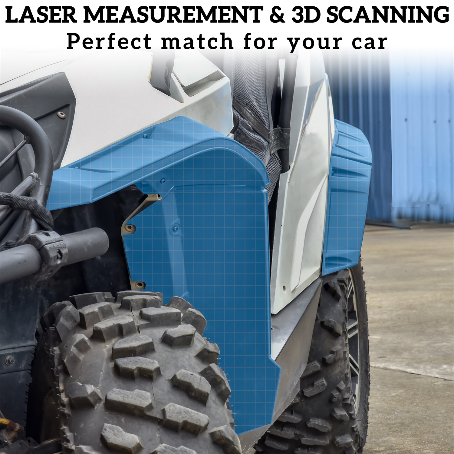 Extended Fender Flares Mud Flaps for Can-Am Commander & Commander Max 800 1000 2011-2020 - Image 5