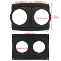 Speakers Pod Enclosure Overhead Speaker Pods Box for Polaris RZR UTV Cart - Image 6