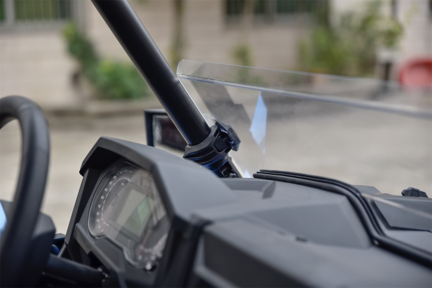 Clear Half Windshield for Polaris RZR XP 1000 Turbo XP 4 - Image 6