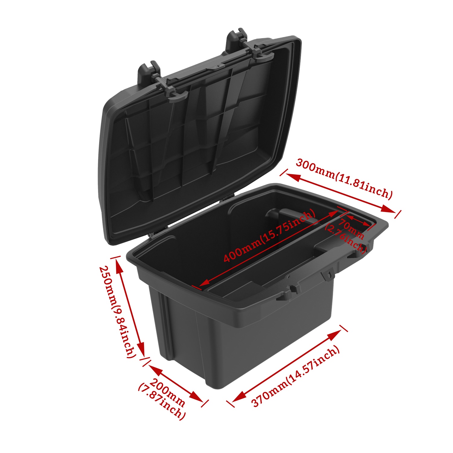 Double Layer Cargo Storage Box for Can Am Defender HD5 HD8 HD10 Max/ Commander - Image 6