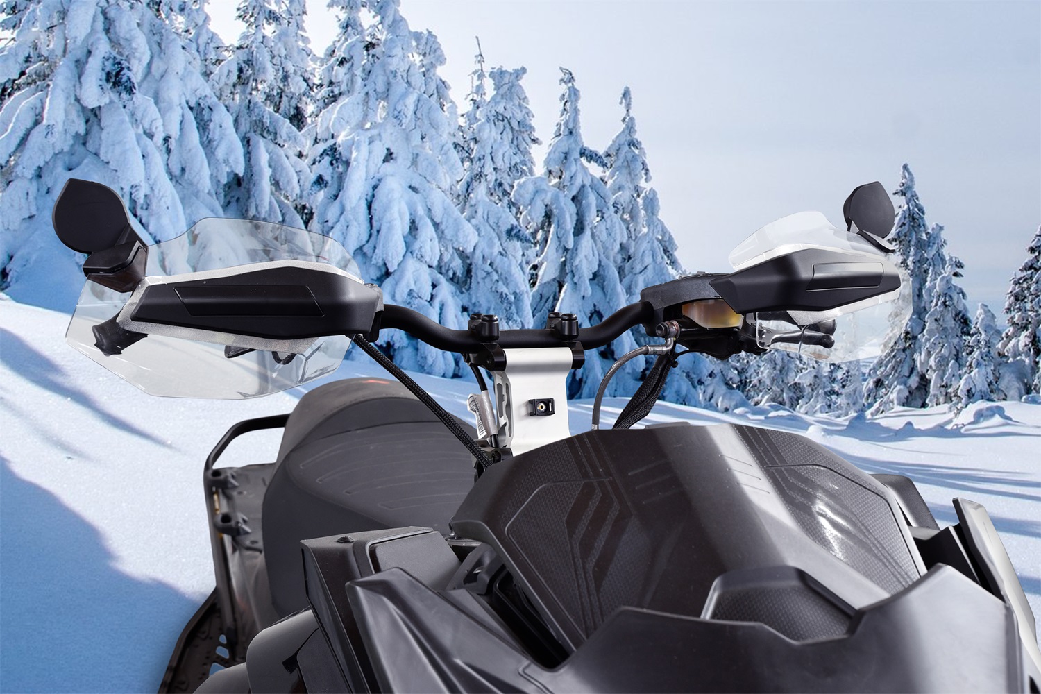 Handguard Rearview Side Mirrors for Ski-Doo REV Neo XS XM XP XR XU - Image 6