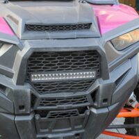 Mesh Grille with LED Light Bar for Polaris RZR XP 1000 XC 900 - Image 7