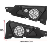 6.5 inch Front Door Speakers Pods Panels for Polaris RZR XP 4 1000,XP 1000,RZR 900,RZR 4 900 EPS - Image 7