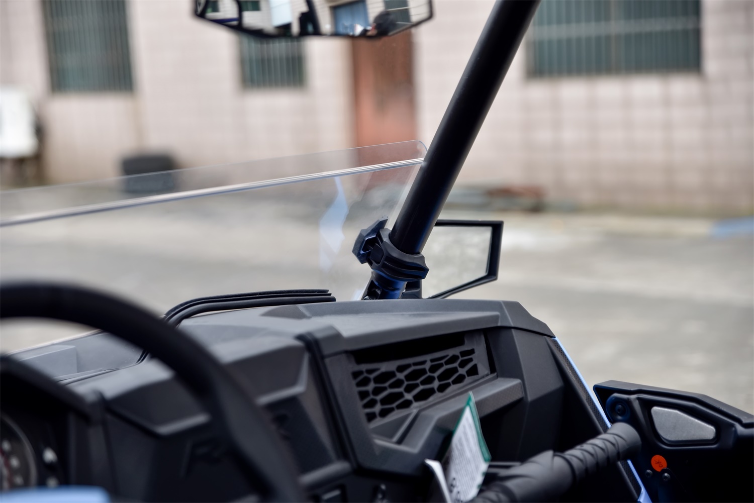 Clear Half Windshield for Polaris RZR XP 1000 Turbo XP 4 - Image 7