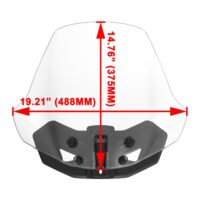 Wider Adventure Adjustable Windshield for Can-Am Ryker All Models - Image 7