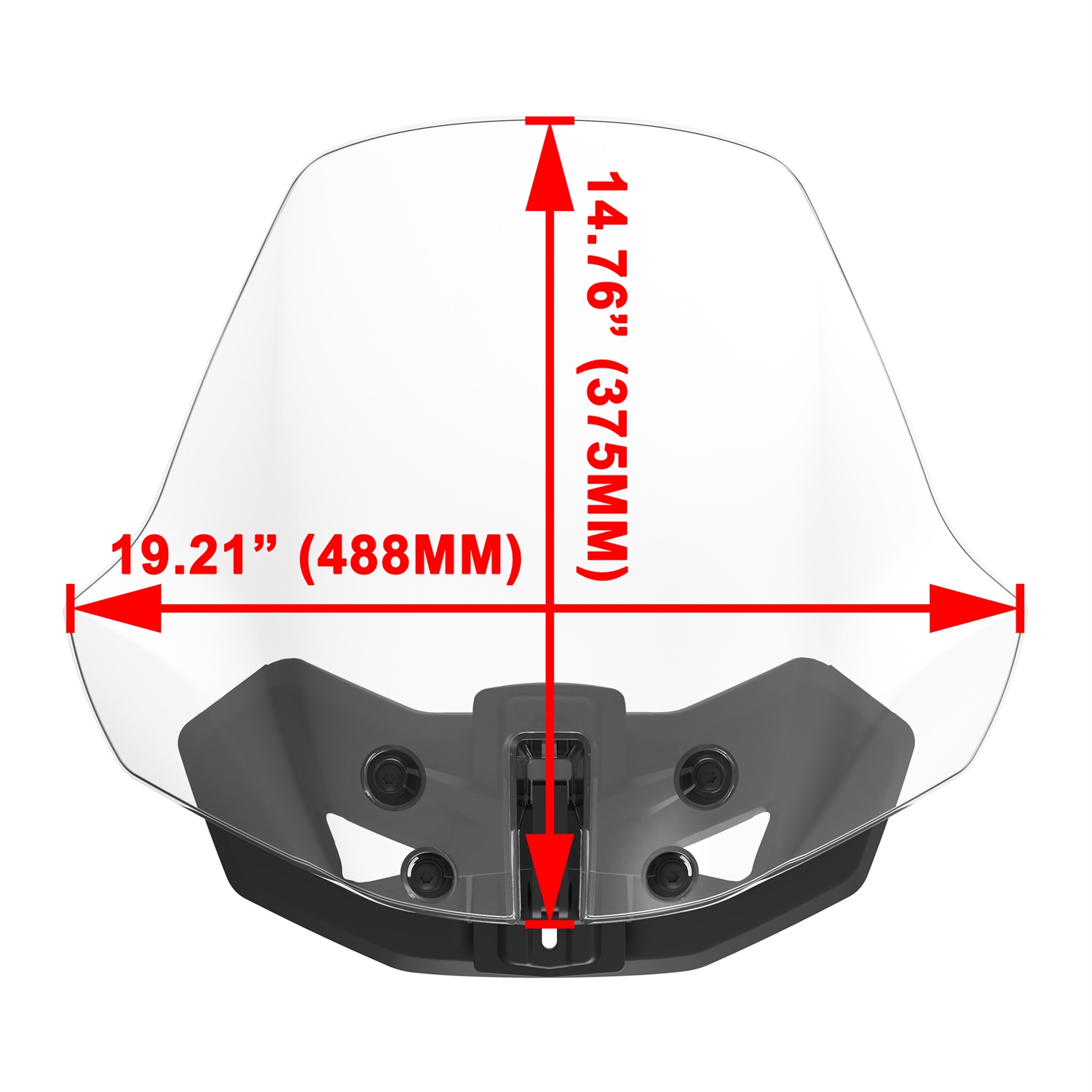 Wider Adventure Adjustable Windshield for Can-Am Ryker All Models - Image 7