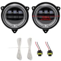 LED Low Beam Headlights with Halo Ring DRL for Can-Am Outlander 500 650 800 850 1000 XMR STD XT XT-P 2012-2022 - Image 7