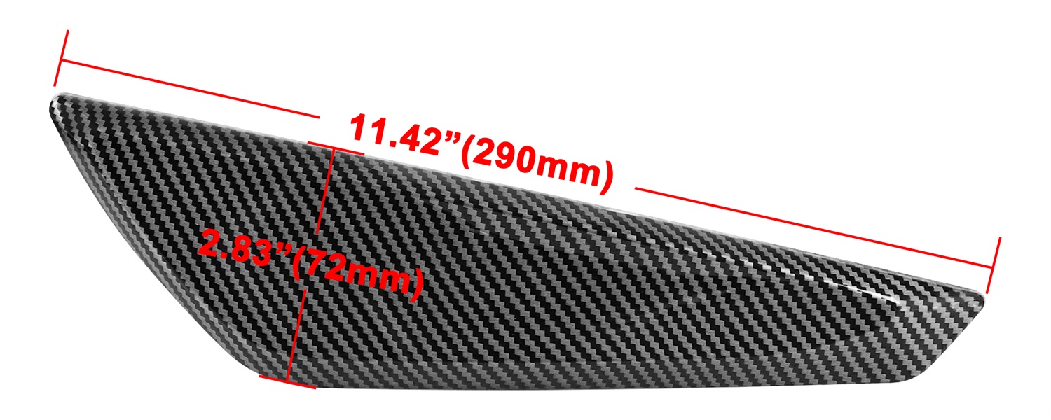 Carbon Fiber Pattern Front Windshield Trims for Can-Am Spyder RT 2020-2023 - Image 7