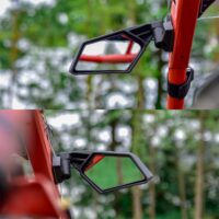 Rear View Side Mirrors with LED Turn Signal Lights for Can Am Maverick X3 2017-2022 - Image 2