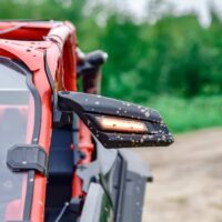 Rear View Side Mirrors with LED Turn Signal Lights for Can Am Maverick X3 2017-2022 - Image 3