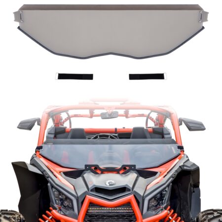 Dark Tinted Half Windshield for Can-Am Maverick X3 XRS XDS Turbo R Max 2017-2023