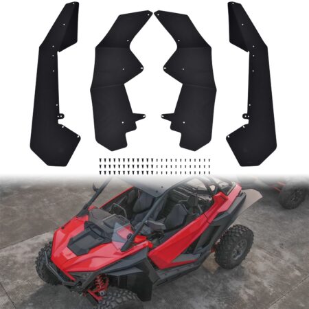 Front & Rear Wider Fender Flares Mud Flaps Mud Guards for Polaris RZR PRO XP/XP 4