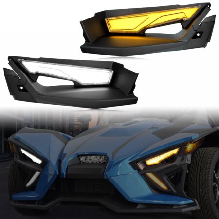 Front Upper Accent Panel Light Kit for 2014-2023 Polaris Slingshot S SL SLR R LE Modified