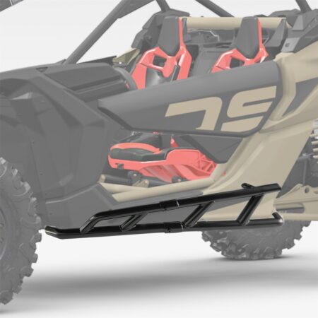 Combined Side Bumper Protector Guard Side Steps Nerf Bars Tree Kickers for Can-Am Maverick X3 Turbo R RR 2017-2022