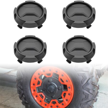 New Black Wheel Caps Rim Cap Center Cap Covers for Can Am Maverick X3 MAX Turbo RR 2020-2021