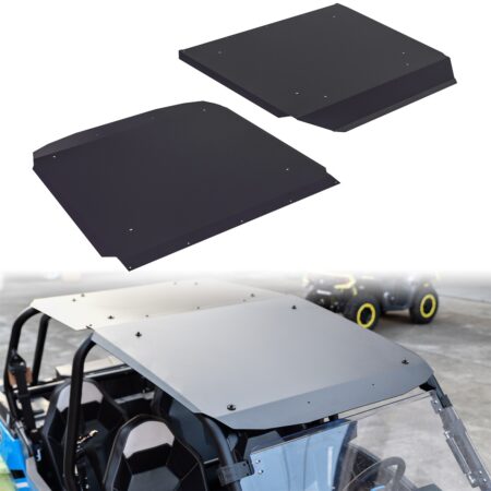 Aluminum Heavy Duty Hard Roof Top 4 Seater 4 Door Sun Visor Cover for Polaris RZR 1000 XP 4/ RZR 1000 Turbo 4/ RZR 4 900