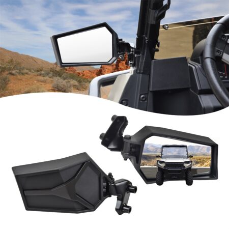 Adjustable Rearview Side Mirrors for Polaris Ranger XP 1000 Crew 2018-2023