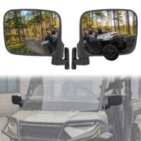 Adjustable Wider Rearview Side Mirrors for Polaris Ranger XP 1000 Crew 2018-2023