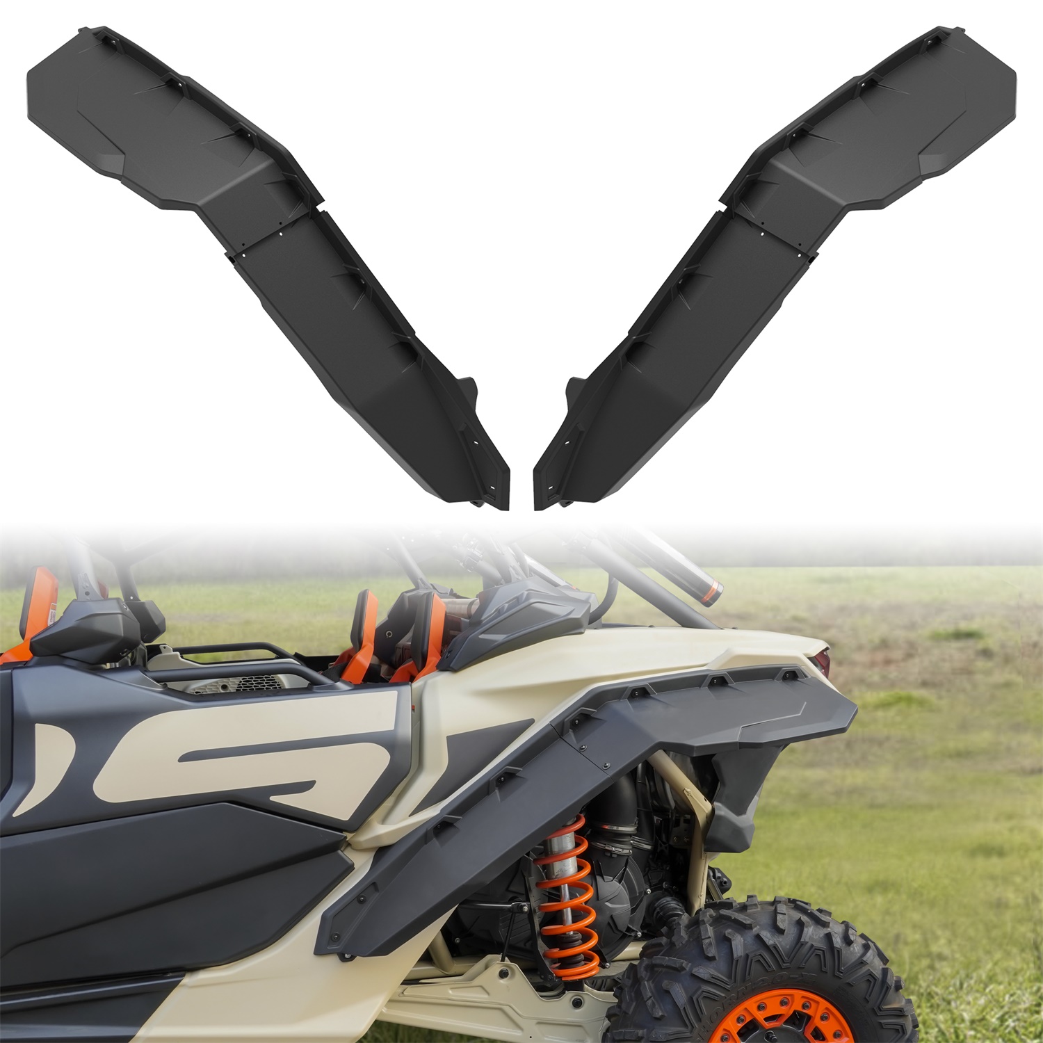 Wider Extended Fender Flares Kit for Can Am Maverick X3 MAX All Models