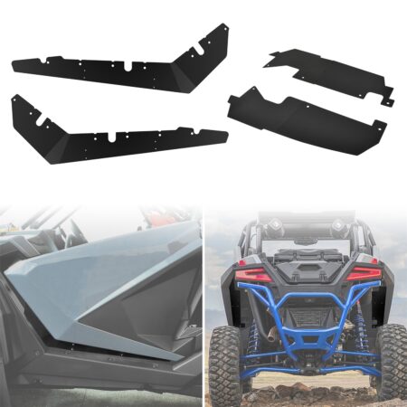 Steel Lower Door Trim Panel and Rear Wheel Well Block Offs for Polaris RZR PRO XP 2020-2023