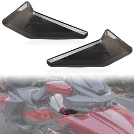 Side Windshields Wind Deflectors Wings Windscreens for Can-Am Spyder RT 2020-2022