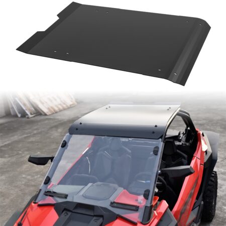 Aluminum Hard Roof Top 2 Seater Sun Visor Cover for Polaris RZR PRO XP/RZR Turbo R