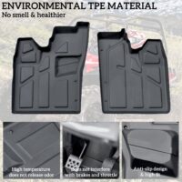 Front Row Floor Liners Floor Mats for Polaris RZR 570 800 900 2008-2015 - Image 2