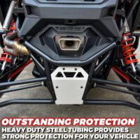 Rear Bumper Brush Guard Protector Pre Runner Bumper for Polaris Pro R 2022-2023 - Image 2