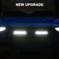 Front Mesh Grille with LED Accent Light Bar for Polaris Ranger SP 570 / Crew SP 570 - Image 2