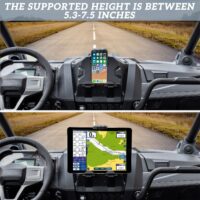 Electronic Device Mounts with Storage Box Electronic Device Phone Tablet GPS Holder for Polaris RZR PRO XP/ XP4 - Image 2